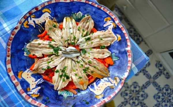 Salade de poivrons aux anchois