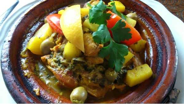 Tajine aux cuisses de poulet