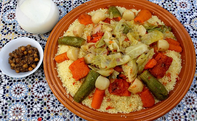 Couscous à la tête de mouton