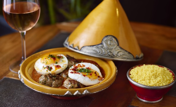 Tajine à la viande hachée et aux oeufs